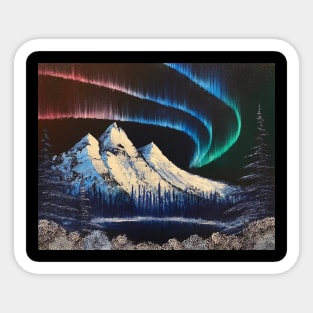 Alaskan Northern Lights Sticker